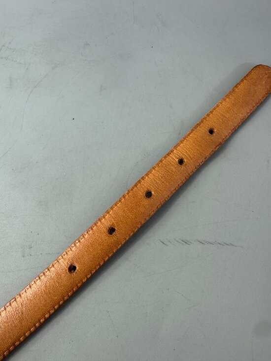 Authentic Vintage Coach # 2800 British Tan Leather Belt, Medium main image 12